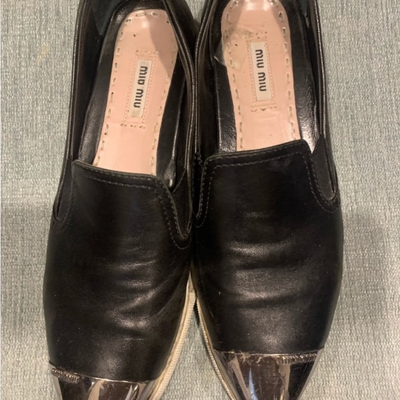 Miu Miu silver cap sneakers - Picture 2 of 8